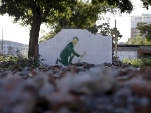 Уличен Пикасо съживява призрачни сгради в Китай