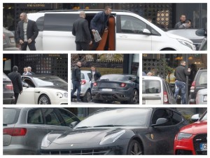 Автопаркът пред хотел "Маринела" затапи шейха на Катар