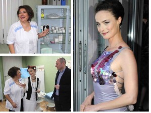 Буковска и Марта Вачкова пред бой на снимачната площадка