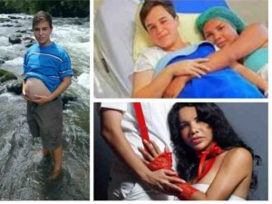 Мъж роди от жена си