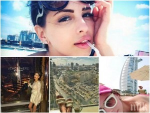 Цвети Стоянова събира тен в Дубай
 