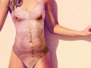 Бански с косми – хит на Острова
