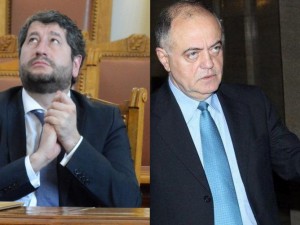 Св. Христо Иванов и фентъзи героят Гнома са политически микроби
 