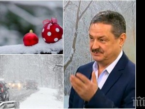 Доц. Рачев с топ прогноза за времето по празниците! Студ, дъжд и сняг за Коледа