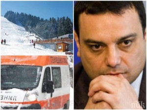 Моторната шейна, управлявана от министър Московски, се забила в дърво! Синът му починал на място