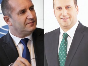 Румен Радев с двойник в БНТ
 