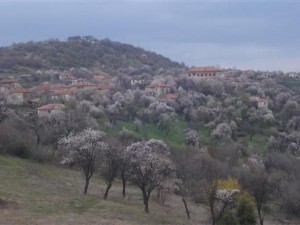 Огнени кълба летят над родопско село 
