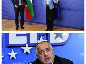 „Модният престъпник“ Кирил Петков и св. Бойко Борисов
 