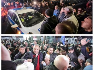 Черната меса пред къщата на Борисов в Банкя