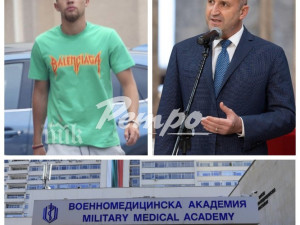 Синът на Радев тайно в болница (Снимки)