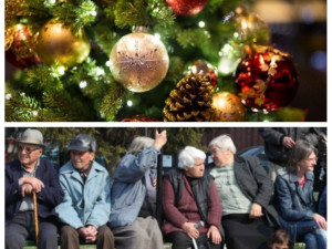 Коледната елха на българския пенсионер
 