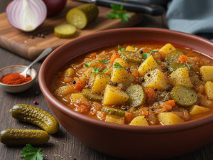 Вкусни гозби, приготвени от туршия 
