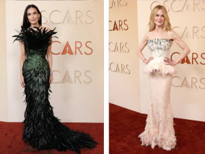 Деми Мур и Никол Кидман блеснаха на &bdquo;Оскарите&ldquo; (Снимки)