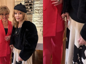 Алла Пугачова тръгна с бастун
